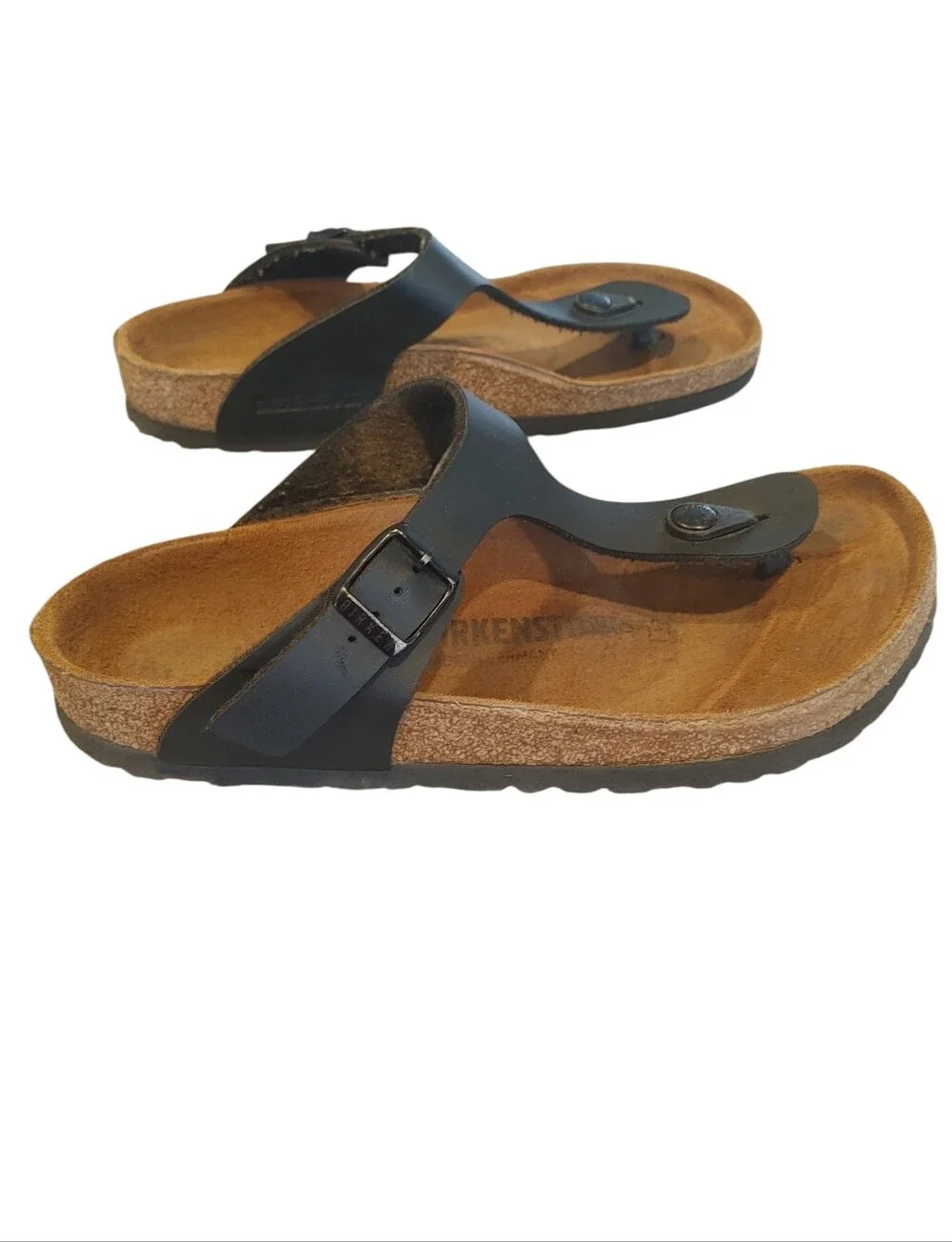 Birkenstock Gizeh Birko-Flor Black Sandal